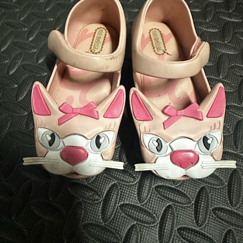 Mini Melissa Pink Cartoon Slippers